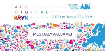 Skaitmeninė savaitė 2020: mąstykime kritiškai!