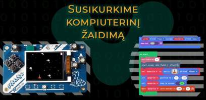 Balandžio 7 dieną – pažintis su kompiuteriniais žaidimais