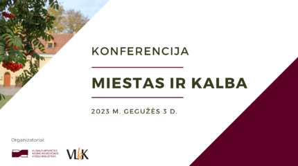 Konferencija „Miestas ir kalba“ 
