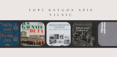 Dažniausiai ieškomos knygos apie Vilnių