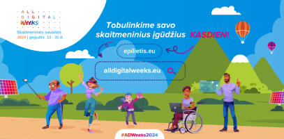 Skaitmeninės savaitės renginiai mūsų bibliotekoje: ateik, sužinok, diskutuok!