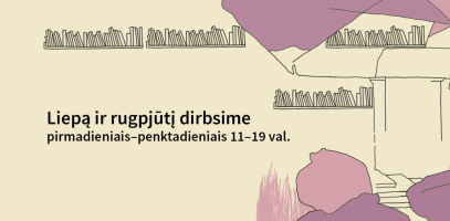 Darbo laikas liepos ir rugpjūčio mėnesiais