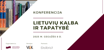 Konferencija „Lietuvių kalba ir tapatybė“ bibliotekoje vyks gegužės 8 dieną