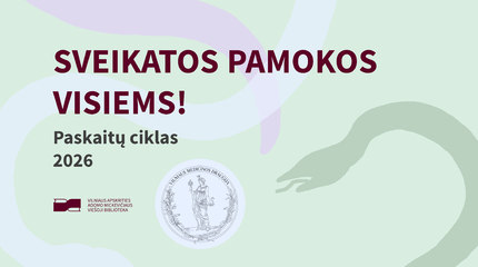 Rudenį į biblioteką grįžta paskaitos apie sveikatą