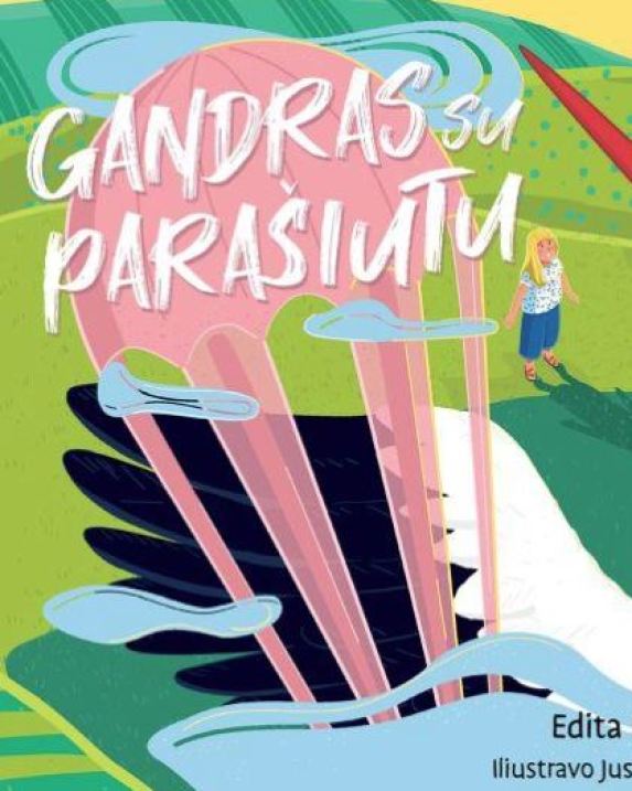 Gandras su parašiutu
