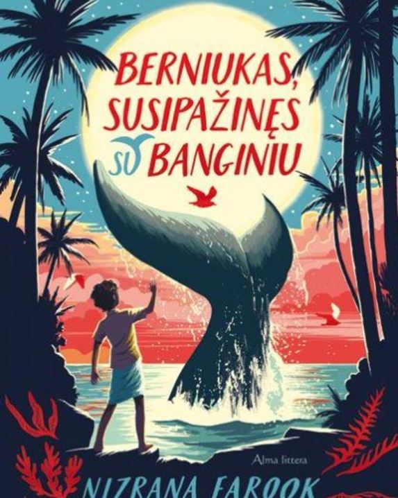 Berniukas, susipažinęs su banginiu