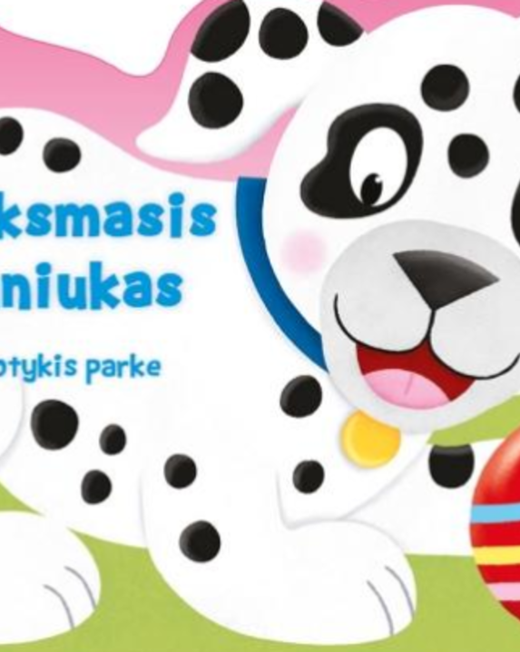 Linksmasis šuniukas. Nuotykis parke