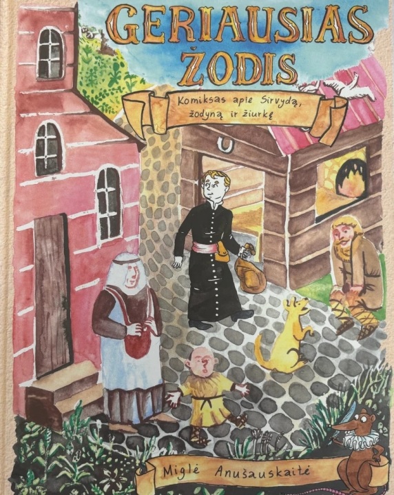 Geriausias žodis: komiksas apie Sirvydą, žodyną ir žiurkę